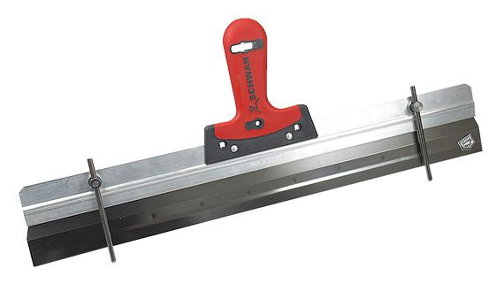 Profi-Stiftrakel von Schwan zum Aufziehen von Klebstoffen und Ausgleichsmasse. Stiftrakel mit Klemmleiste
