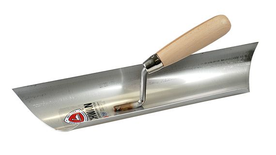 Rostfreie Profilkelle von Schwan zur Herstellung von Hohlkehlen, Dichtungskehlen usw. Profilkelle rostfrei, Länge 375 mm