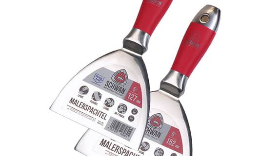 Profi-Malerspachtel aus Edelstahl Profi-Malerspachtel aus Edelstahl